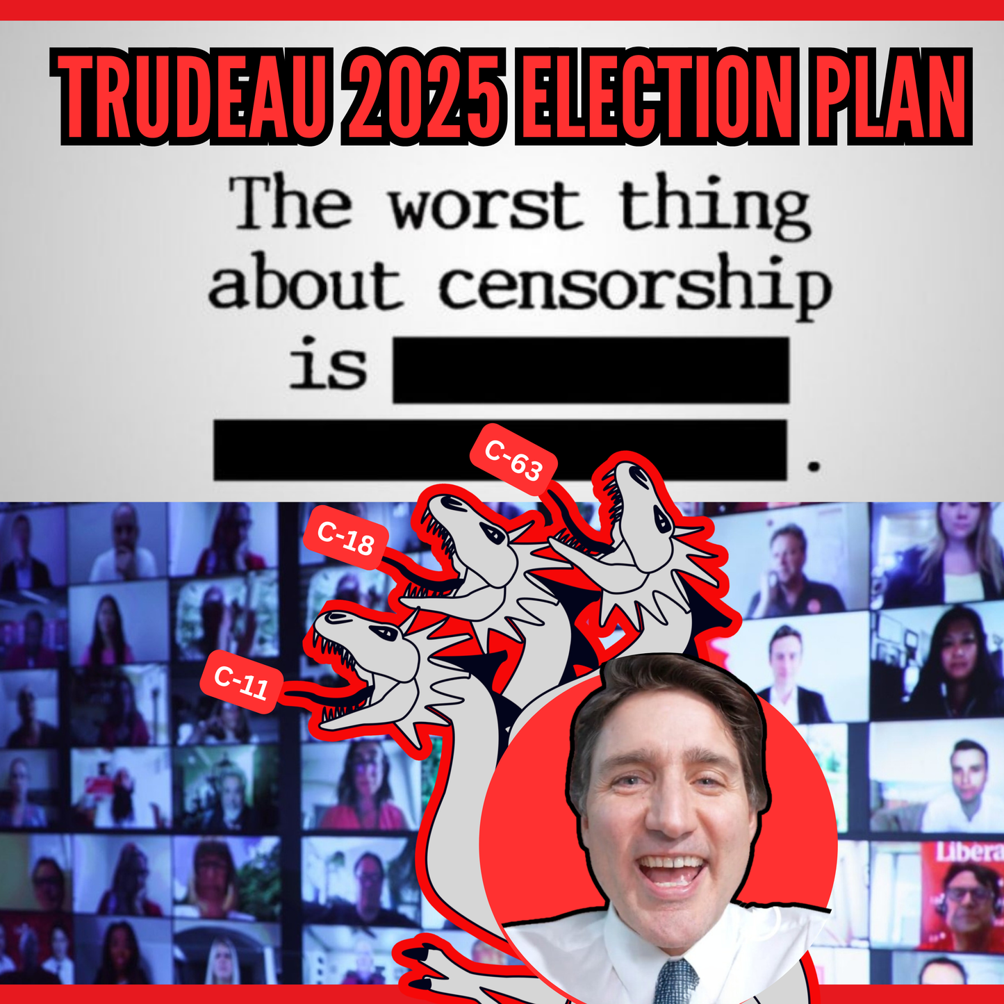 5-Trigger Stickers Trudeau 3 (Stand on Guard)