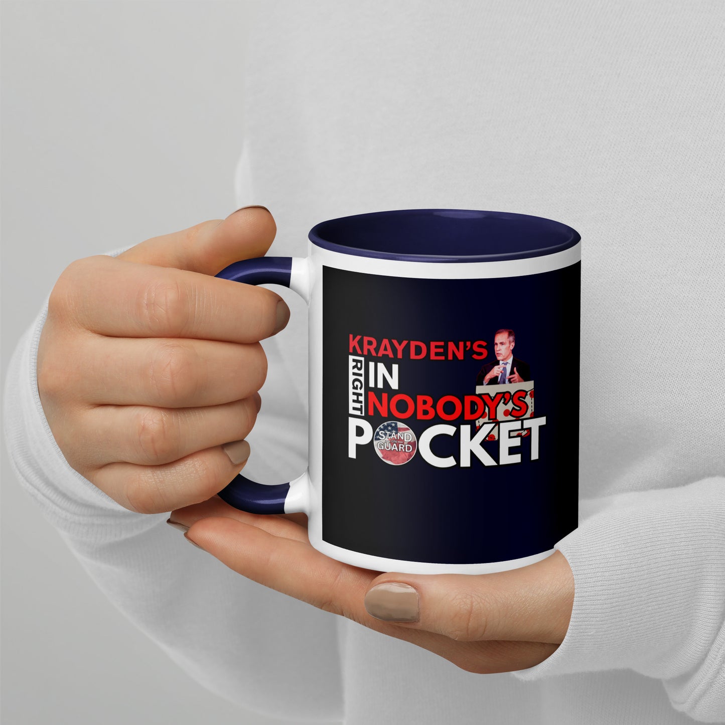 NEW! Nobody's Pocket Mug (Dark Blue 11 oz)