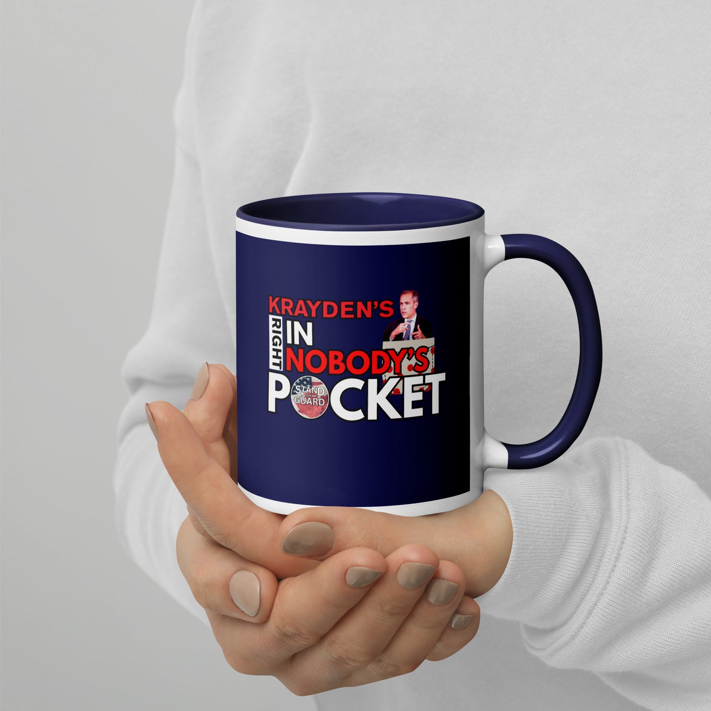 NEW! Nobody's Pocket Mug (Dark Blue 11 oz)