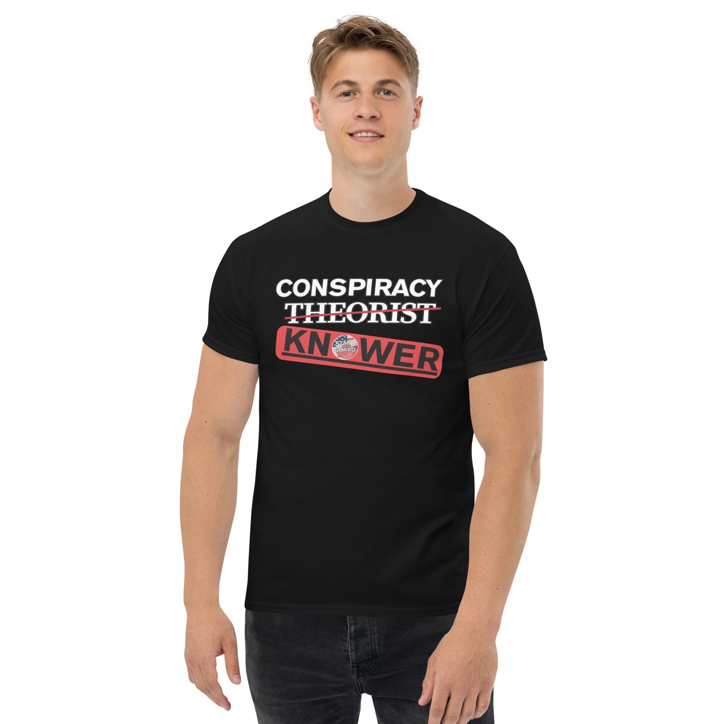 NEW! Conspiracy Knower Unisex classic tee (Black)