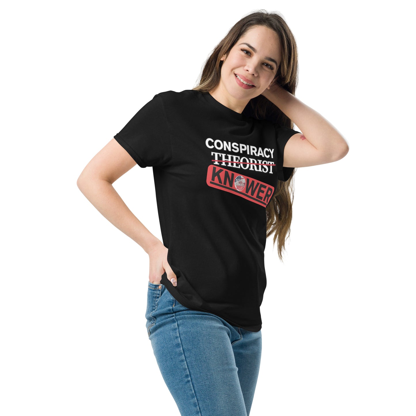NEW! Conspiracy Knower Unisex classic tee (Black)