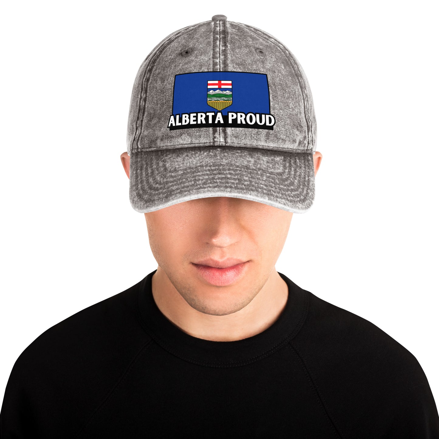 NEW! Alberta Proud Vintage Cap (Gray)