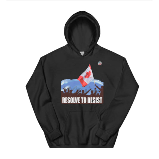 Black Unisex Hoodie (Resolve to Resist)