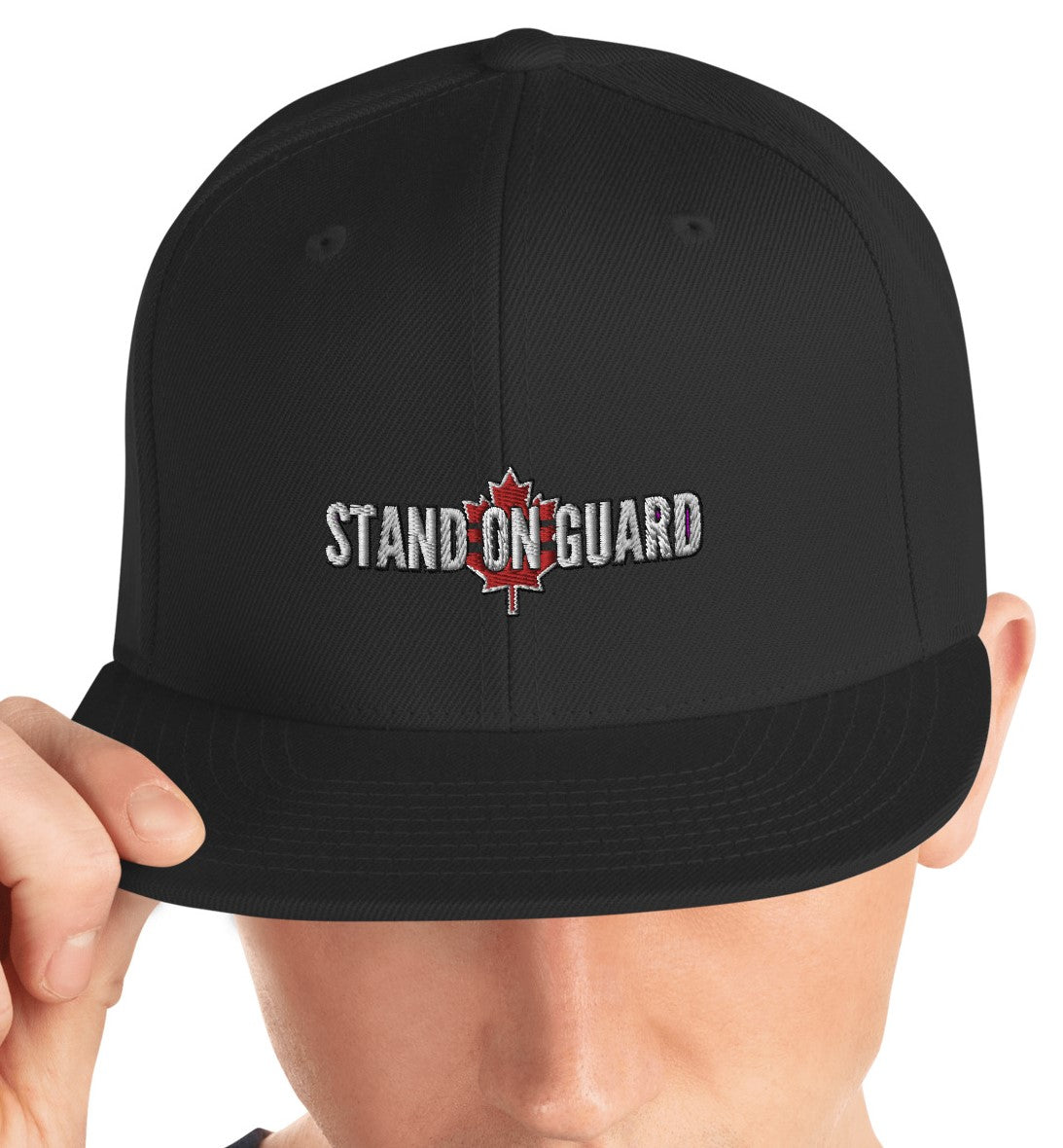 SOG - Stand on Guard Black Snapback Hat (ball cap)