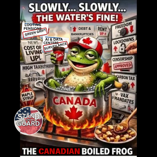 21. Trigger Stickers -- Boiled Frog, Brookfield, Fake News MSM Lies