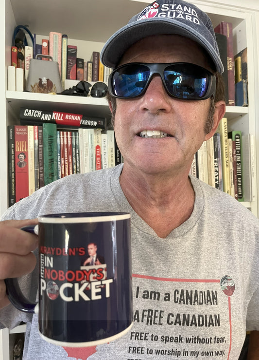NEW! Nobody's Pocket Mug (Dark Blue 11 oz)