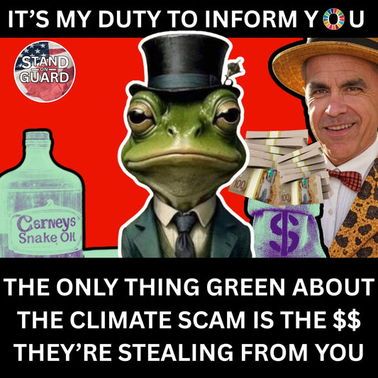 Poster -- Carney's Green Scam
