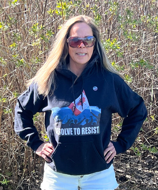Black Unisex Hoodie (Resolve to Resist)