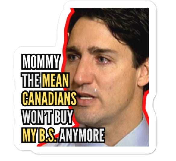 3. Trigger Stickers -- Trudeau 1 (Stand on Guard)