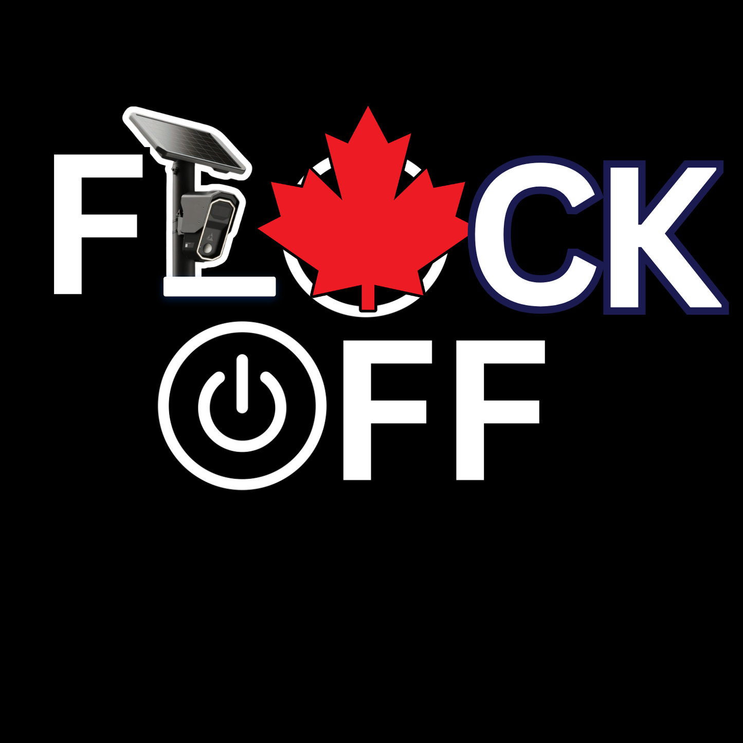 25. Trigger Stickers -- Flock Off Canada (Stand on Guard)