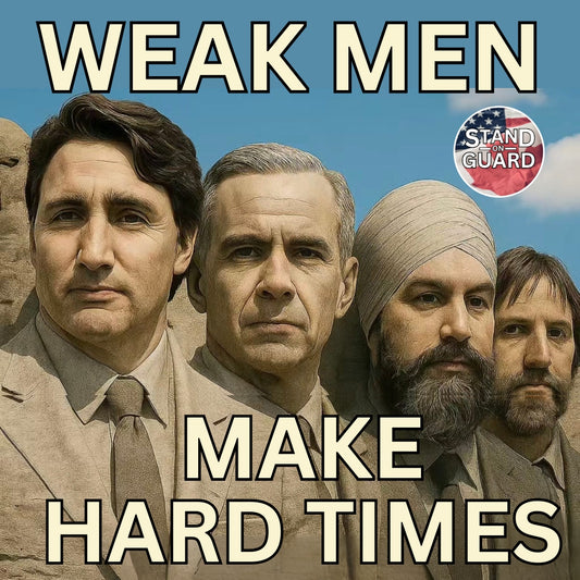 14. Trigger Stickers - Weak Men Make Hard Times (Stand on Guard)