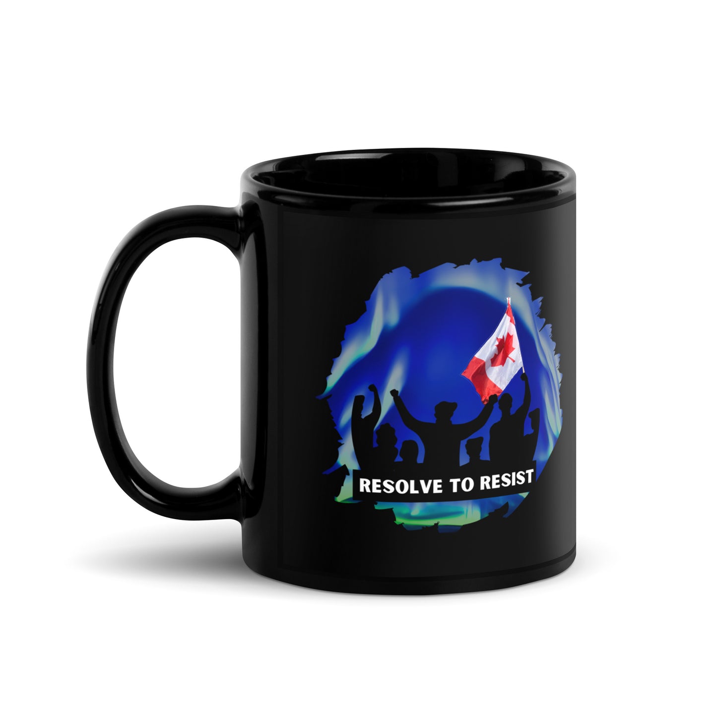 Stand on Guard Black Glossy Mug (2 Choices: 11oz & 15oz)