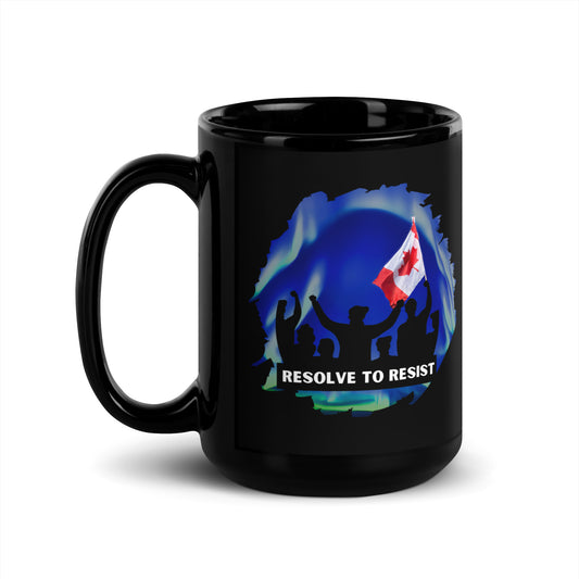 Stand on Guard Black Glossy Mug (2 Choices: 11oz & 15oz)