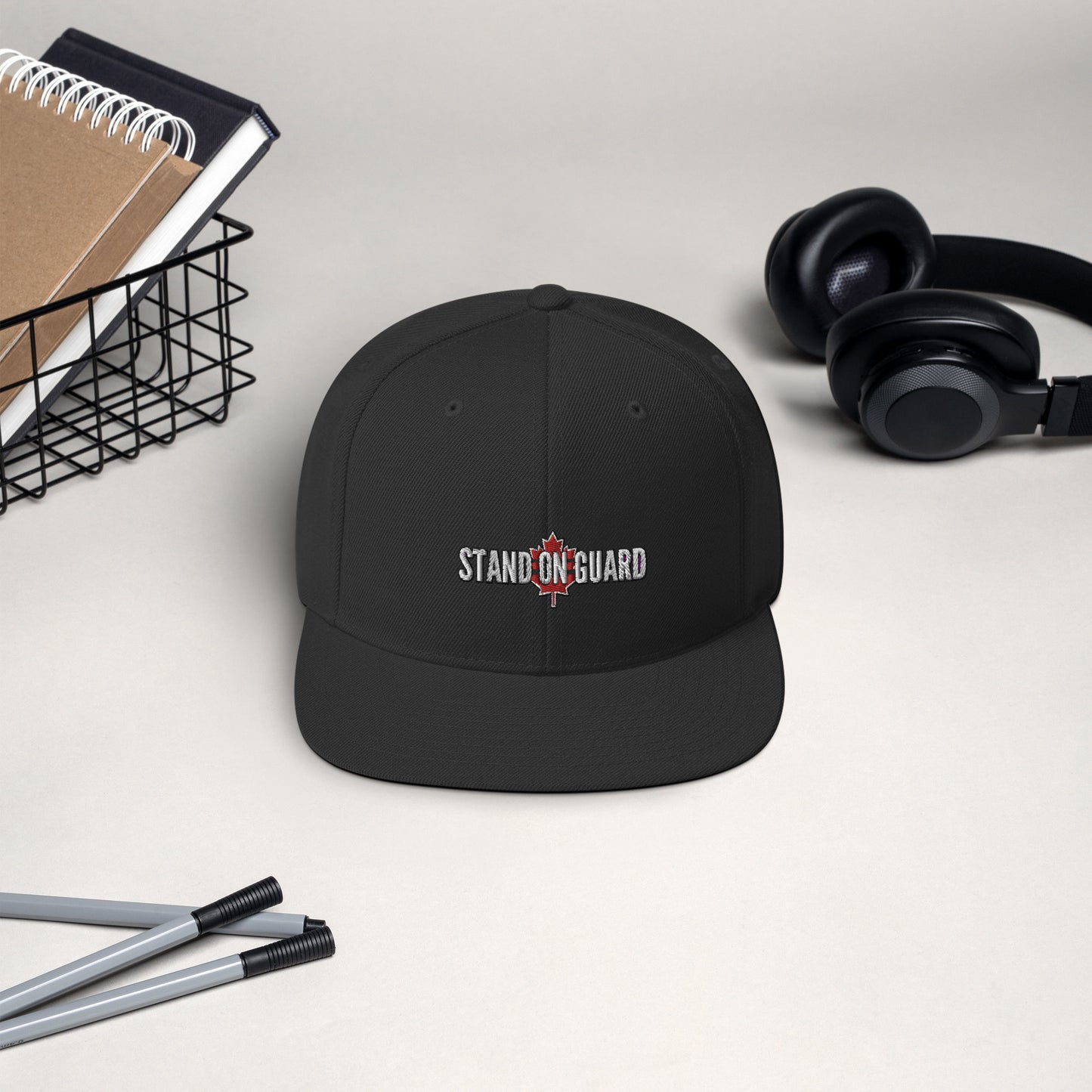 SOG - Stand on Guard Black Snapback Hat (ball cap)