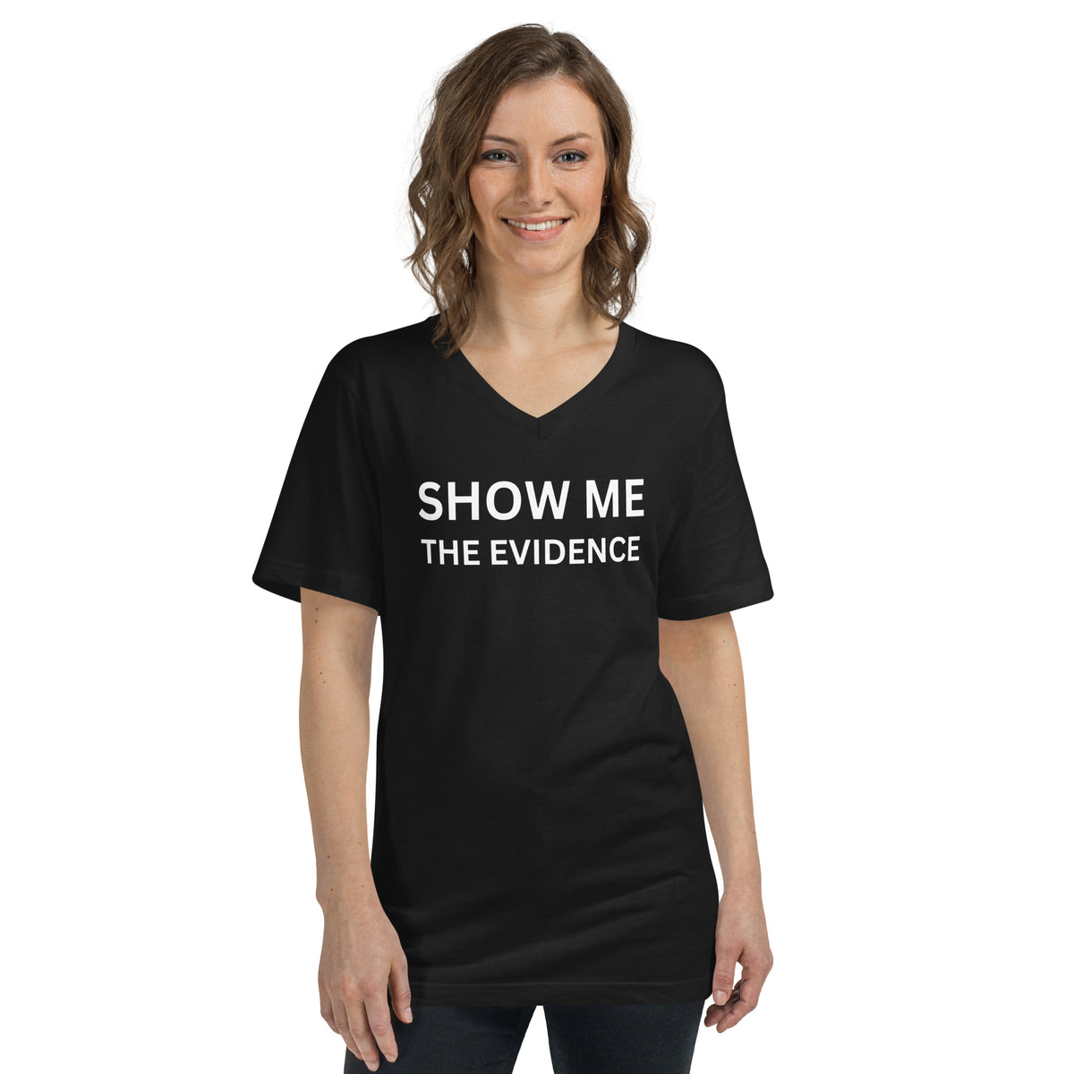 Show Me The Evidence -- Tee Women's (Black)