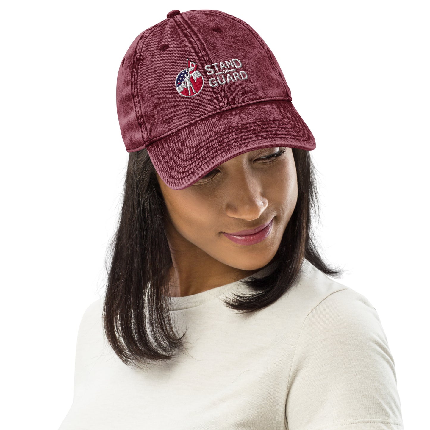 NEW! Stand on Guard Vintage Cap (5 Choices: Black, Navy, Maroon, Pink, Grey)