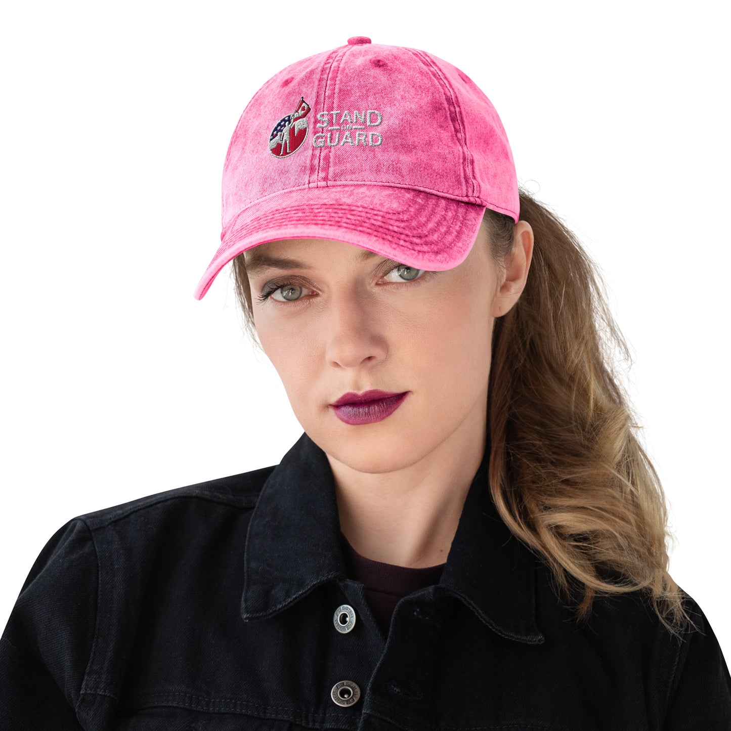 NEW! Stand on Guard Vintage Cap (5 Choices: Black, Navy, Maroon, Pink, Grey)