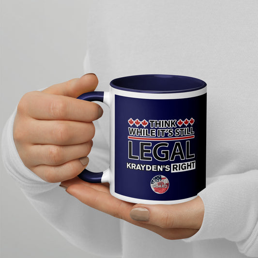 NEW! Think While Its Still Legal Dark Blue Mug (11oz)